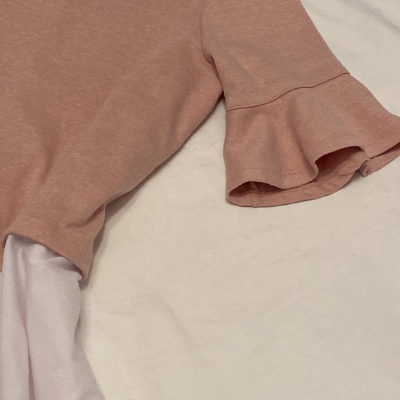 Jane and Delancey bell sleeve peplum shirttail sweater - Picture 5 of 15